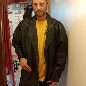 Men's leather jacket